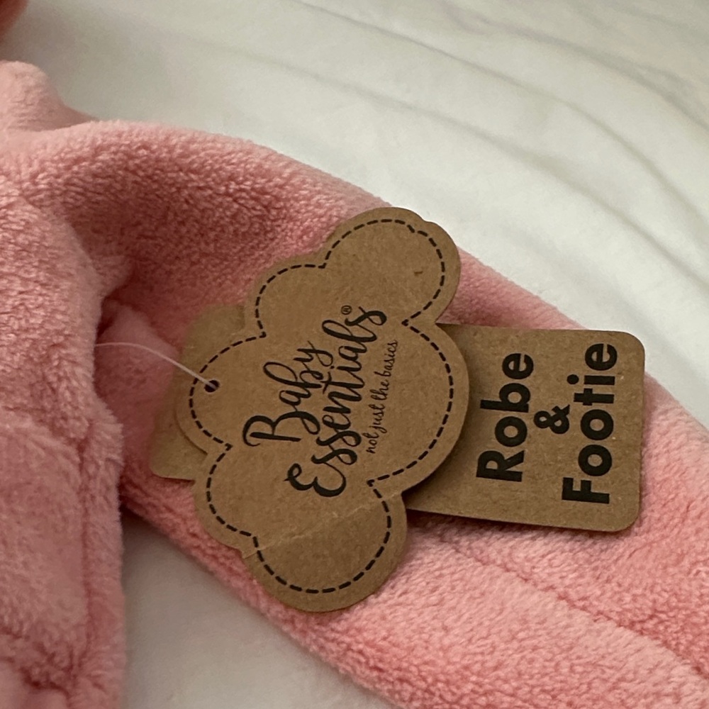 Baby Essentials Soft Pink Robe - Picture 7 of 8